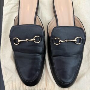 Black Leather Loafers